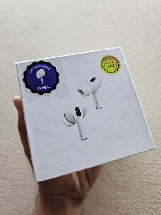 Airpods pro 2 Clone with ANC and Touch Controls - Compatible with all iOS and Android Phones with Popup