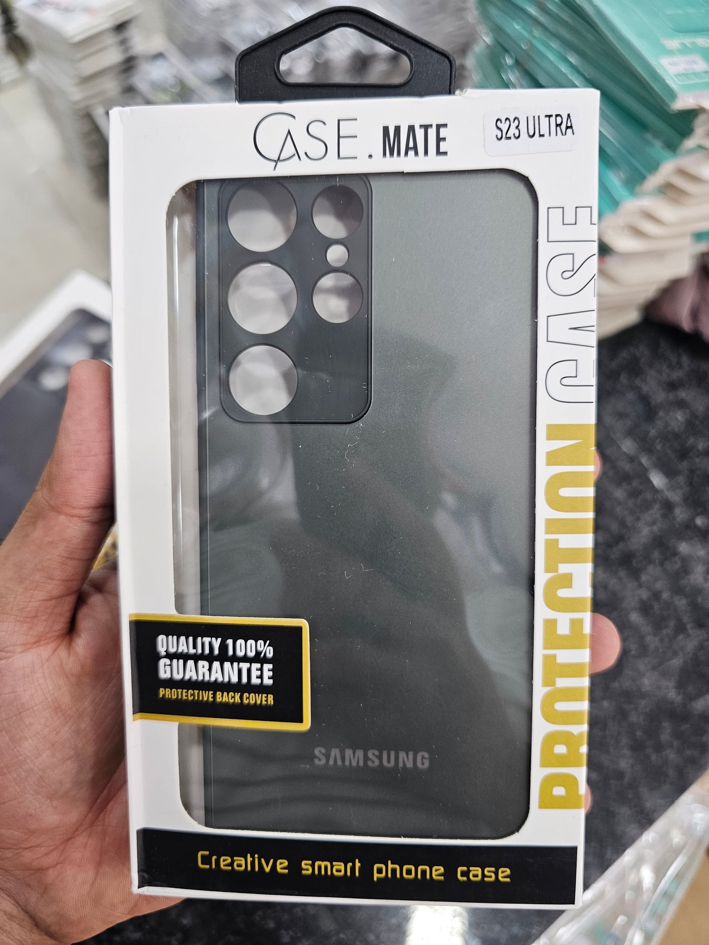 Case-Mate Samsung Galaxy S23 Ultra Case & GLASS Screen Protector
