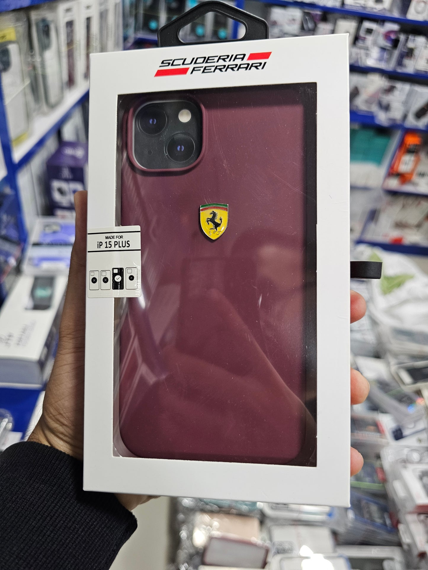 Ferrari Premium Back Case for iPhone 15, iPhone 15 Plus, iPhone 15 Pro, iPhone 15 Pro Max
