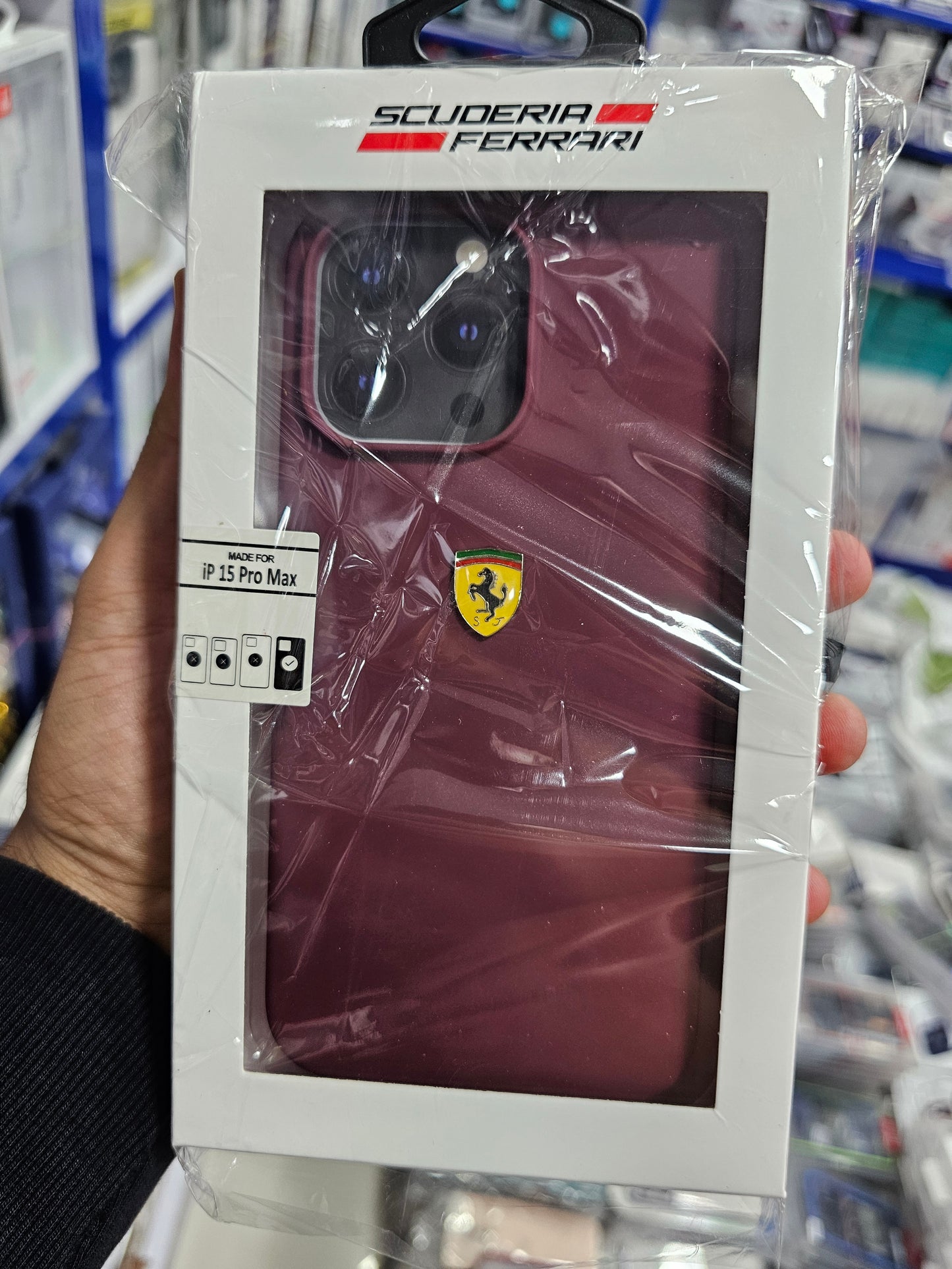 Ferrari Premium Back Case for iPhone 15, iPhone 15 Plus, iPhone 15 Pro, iPhone 15 Pro Max