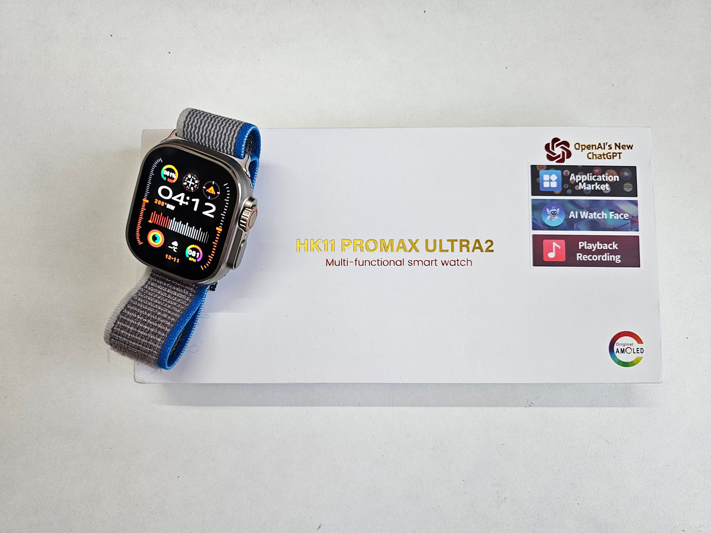 HK 11 Pro Max Ultra 2 with Amoled display and Chat-GPT