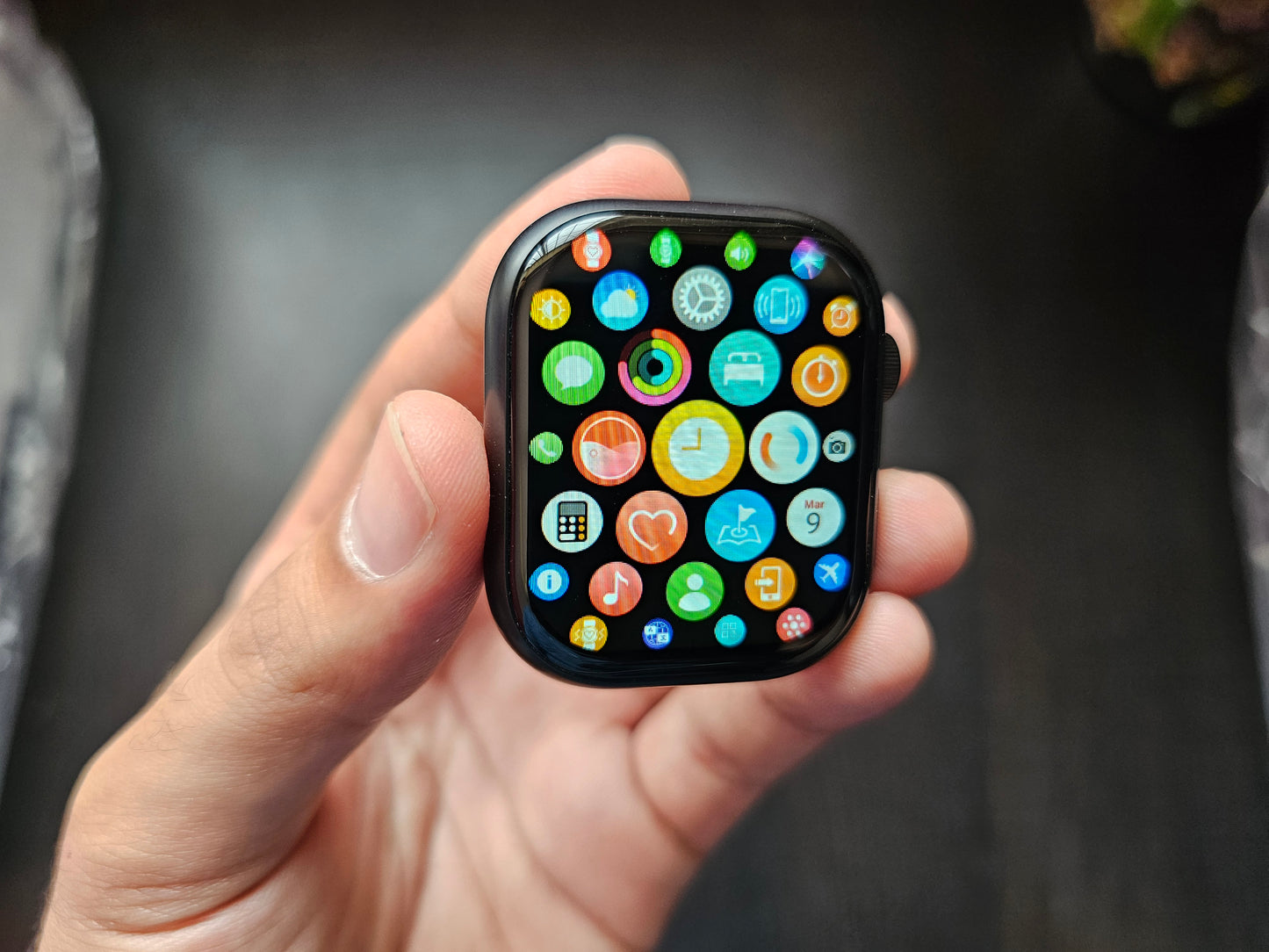 Apple watch series 9 clone with metal body, 3D curved display - Best budget apple watch series 9 replica