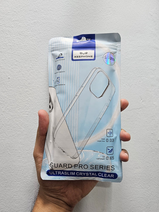 KeePhone premium transparent back case for samsung galaxy s24 ultra - Best budget clear case - Non yellowing