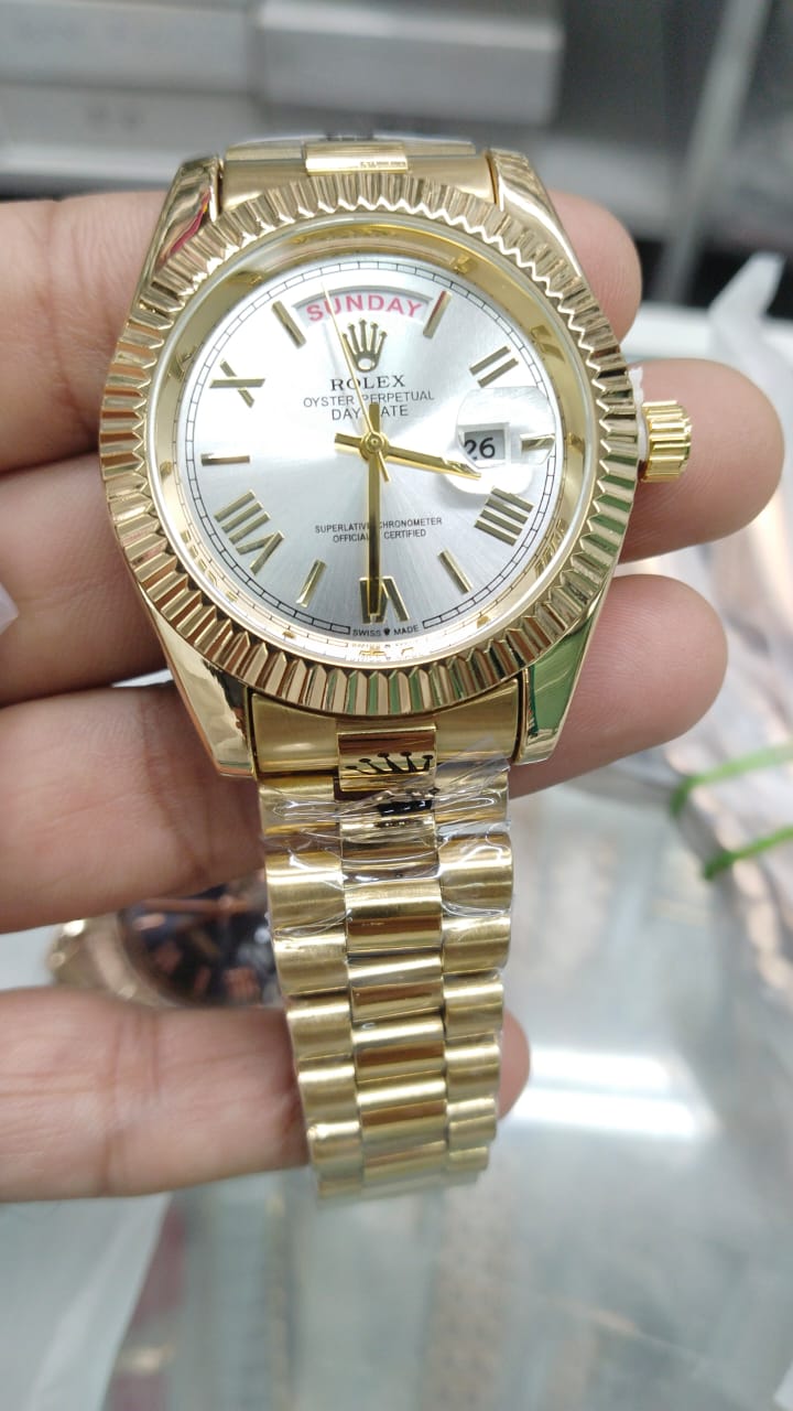 Rolex hot sale metal watches