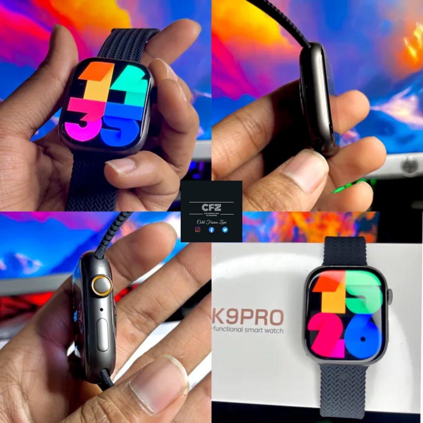 HK9 Pro 2nd Generation AMOLED Unboxing & Review Apple Watch Series 8 Copy  (HK8 Pro Max System) ASMR 