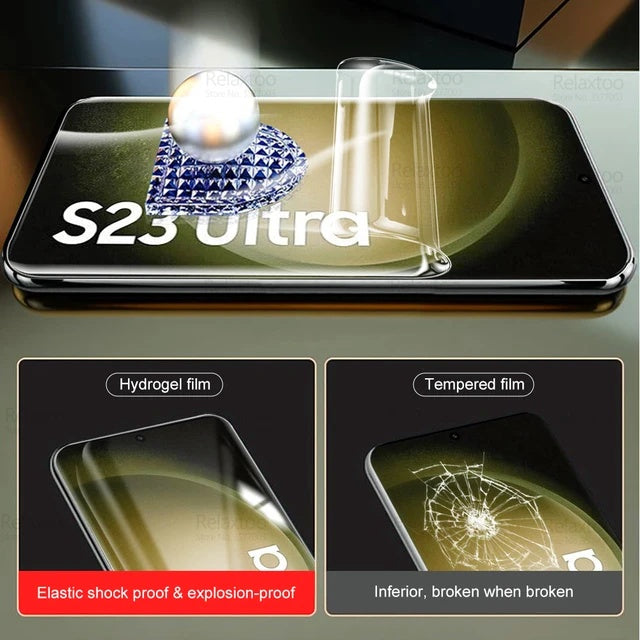 Flexible premium screen guard for Samsung Galaxy S23 Ultra