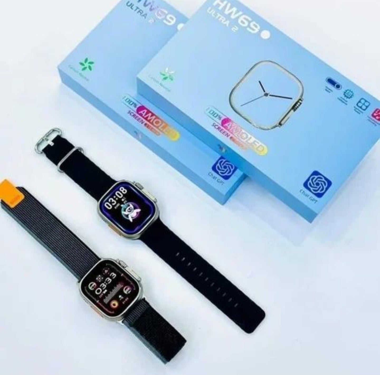 HK9 Ultra 2 SmartWatch with Amoled Screen